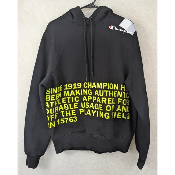 Champion Shirts Champion Men Sz M Hoodie Sweatshirt Black